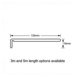 16mm by 100mm fascia board