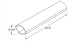 19mm X 2.6m Quadrant fitting drawing