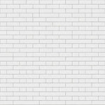 Mini metro Tile White | 8mm X 250mm X 2.6m (Pack of 4)