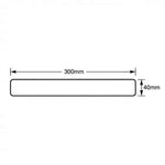300mm Fascia Capping Board External Corner