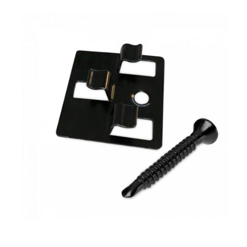 Aqua Composite Decking Clips and Screws 3mm Spacing Pack of 100