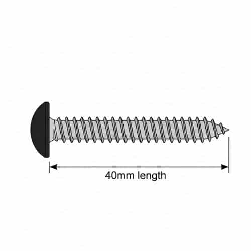 40mm fascia screws - installed