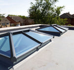 uPVC flat roof lantern 1.5m x 3m Anthracite Grey on White image 5