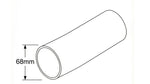 68mm cast iron pipe drawing