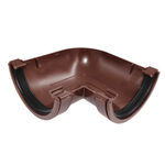 Brown Aquaflow 112mm Half Round Gutter Angle 90°