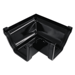 black Aquaflow 130mm External 90° Ogee Gutter Angle