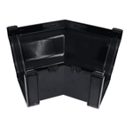 Black Aquaflow 130mm External 135° Ogee Gutter Angle