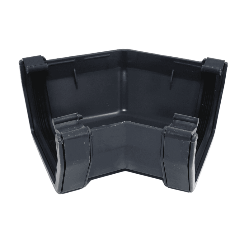Dark Grey Square 135° Gutter Angle