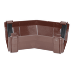 Dark Brown Square 150° Gutter Angle