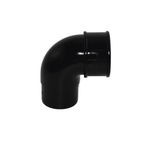 Black Aquaflow 112mm Plastic Round 92.5° Offset Bend Downpipe