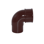 Brown Aquaflow 112mm Plastic Round 92.5° Offset Bend Downpipe