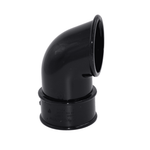 Black Aquaflow 68mm Downpipe Shoe