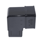 Black Aquaflow Square 92.5° Offset Bend Downpipe