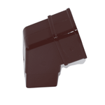 Dark Brown Aquaflow Square 92.5° Offset Bend Downpipe