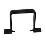 Black Aquaflow Square Downpipe Clips Flush
