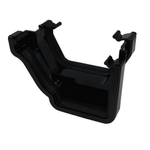 Black Aquaflow 130mm Left Hand Ogee Square Gutter Adaptor
