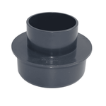 Anthracite Grey Aquaflow Plastic 68mm Round to 110mm Soil Pipe Adaptor