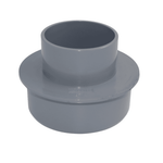 Grey Aquaflow Plastic 68mm Round to 110mm Soil Pipe Adaptor