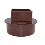 Brown Aquaflow 65mm Square to Round 110mm Soil Adaptor