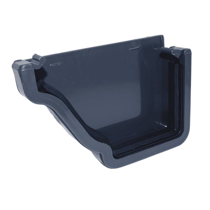 Grey Aquaflow Left Hand Klassic 130mm External Ogee Stop End