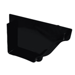 Black Aquaflow 130mm Right Hand Internal Ogee Stop End