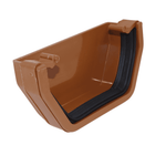 Light Brown Square Internal Stop End