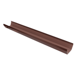 114mm Square Plastic Gutter 2m
