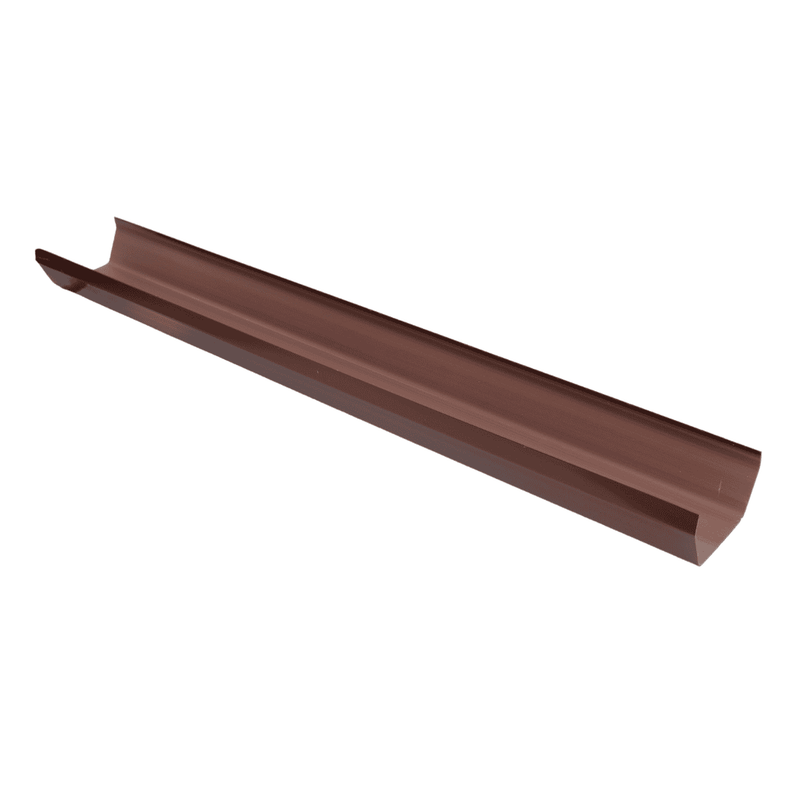 114mm Square Plastic Gutter 2m