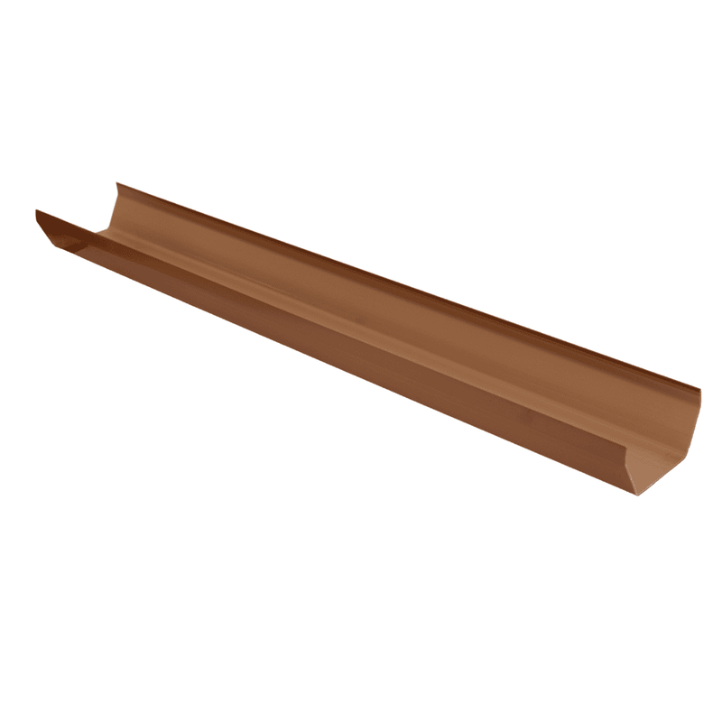 114mm Square Plastic Gutter 4m
