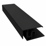 Duraklad 2-Part Edge Trim Black 3m
