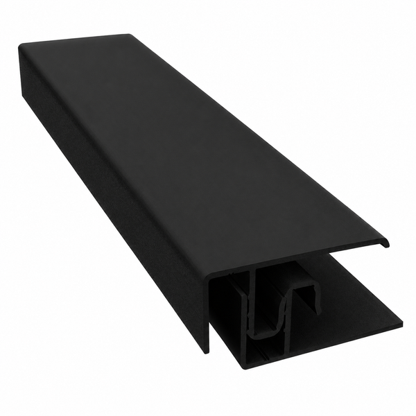 Duraklad 2-Part Edge Trim Black 3m