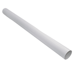 Aquaflow Anthracite white Round Guttering Downpipe - 68mm x Length 5.5m