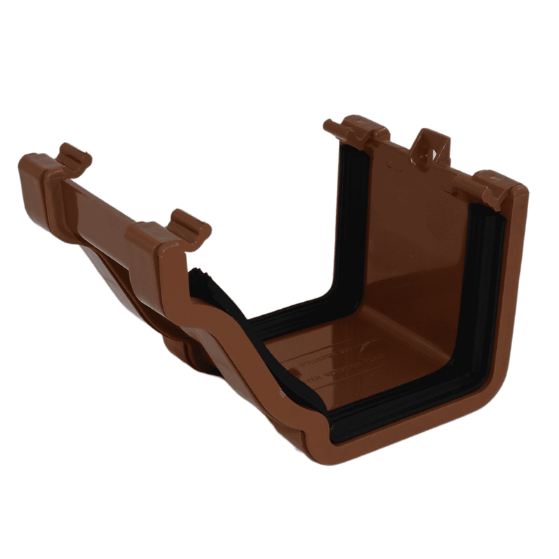 brown Aquaflow 130mm Klassic Ogee Union Bracket