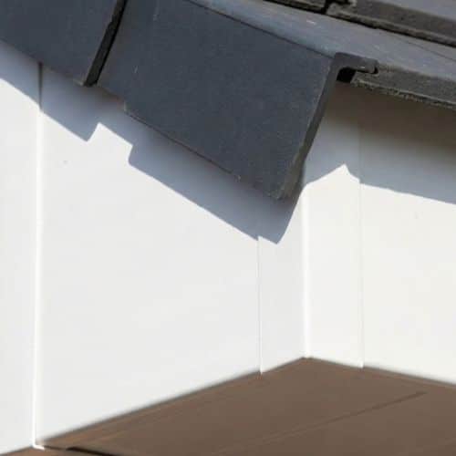 Aquacel 300mm Fascia Capping Board Joint fitted - installed
