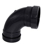 Aquaflow 110mm 135° Double Socket Bend Black