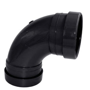 Aquaflow 110mm Push Fit Soil Pipe Double Socket Bend 135°