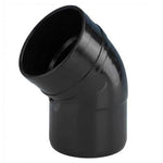 Aquaflow 110mm Pipe Single Socket Bend 135° Black