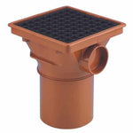Aquaflow Square Line 114mm Hopper Head