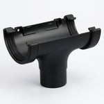 Aquaflow 120mm Deep Flow Half Round Gutter Running Outlet