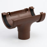 Aquaflow 120mm Deep Flow Half Round Gutter Running Outlet