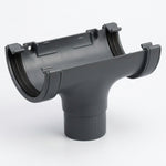 Aquaflow 120mm Deep Flow Half Round Gutter Running Outlet
