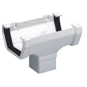 Aquaflow 114mm Square Gutter Running Outlet