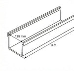 Aquaflow 125mm Krown Ogee Gutter 3m Drawing