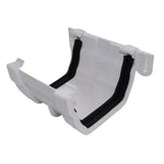 Aquaflow 125mm Krown Ogee Union Bracket White