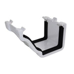 Aquaflow 130mm Klassic Ogee Union Bracket White