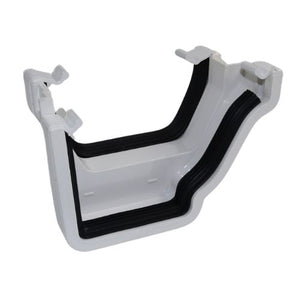 Aquaflow Right Hand Adaptor 130mm Klassic Ogee to 114mm Square Gutter