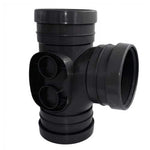 Aquaflow 160mm Pipe Triple Socket Tee 92.5°