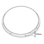 Aquaflow 470mm Round Plastic Manhole Cover & Frame Drawing (2)