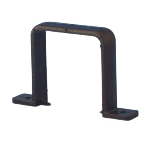 Aquaflow 65mm Cast Iron Effect Square Downpipe Clips Flush