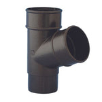 Aquaflow 68mm Cast Iron Effect Round Downpipe Branch 112.5°